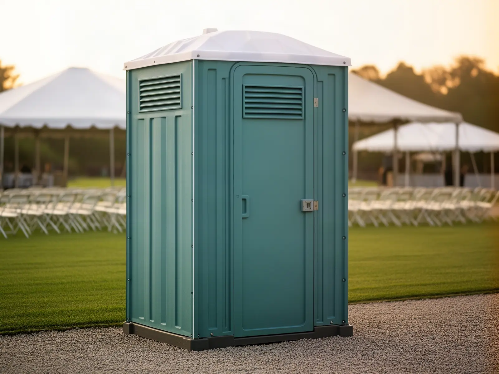 Clean porta potty unit from Big Vic's Porta Potty Rental in Dallas, TX
